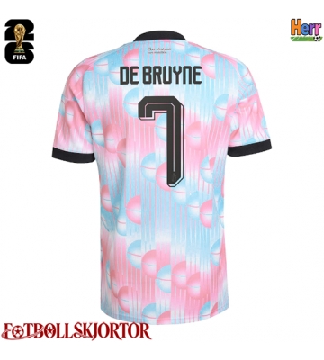 Belgien Kevin De Bruyne #7 Bortatröja VM 2026 Kortärmad